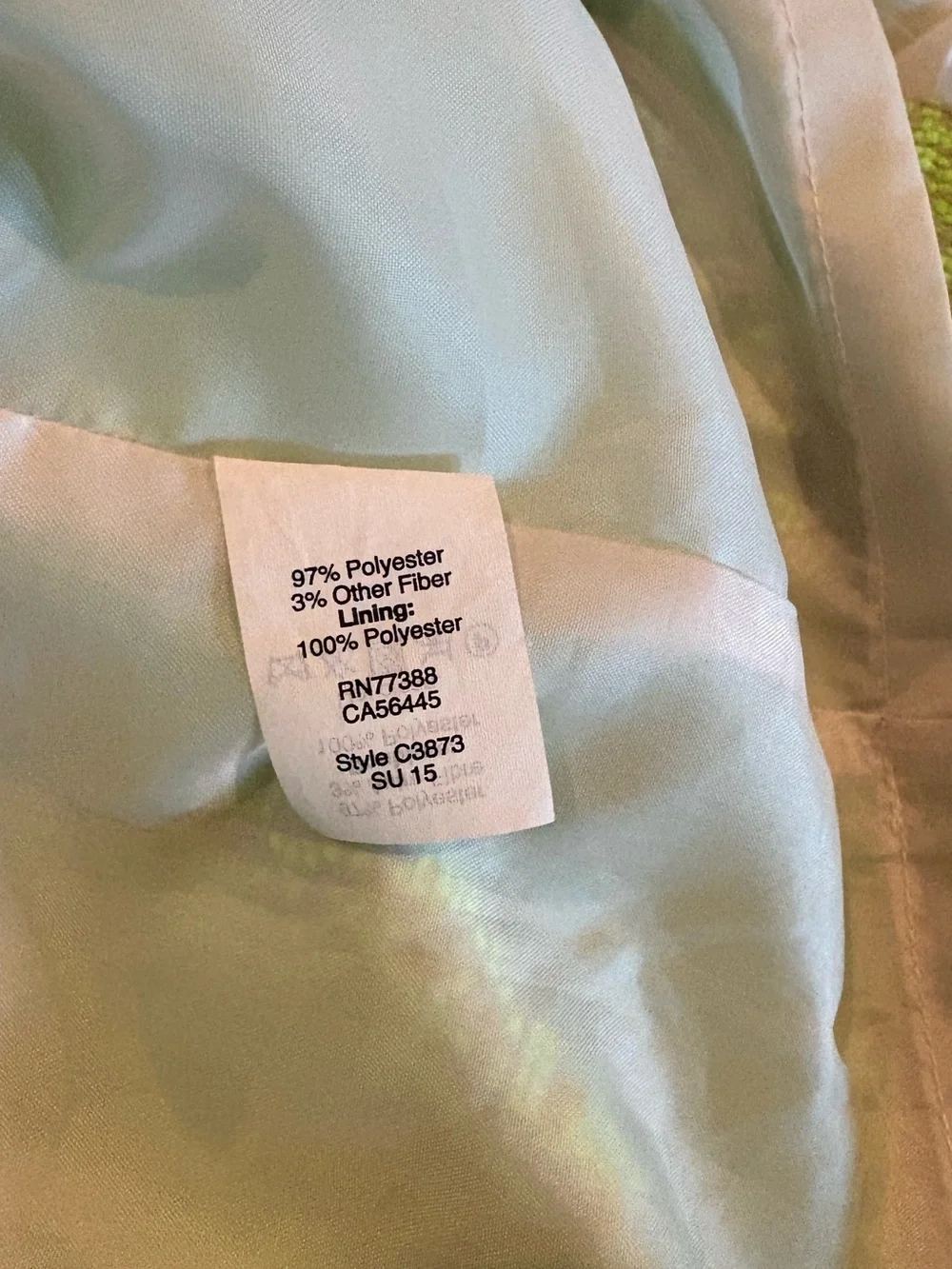 J Crew Razorback Tweed Dress Neon Green Size 0